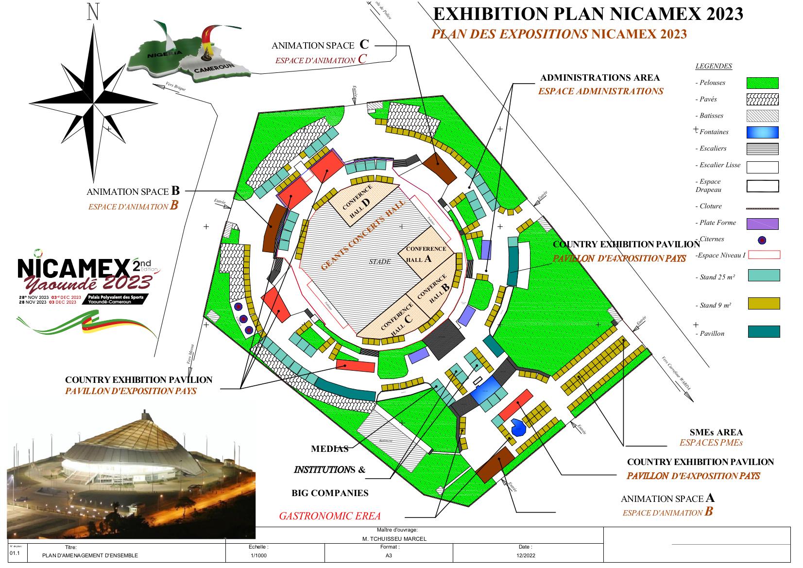 Nicamex 2023 plan d'exposition